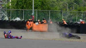 Jack Miller Gagal Finis di GP Indonesia Setelah Jatuh di Lap Akhir